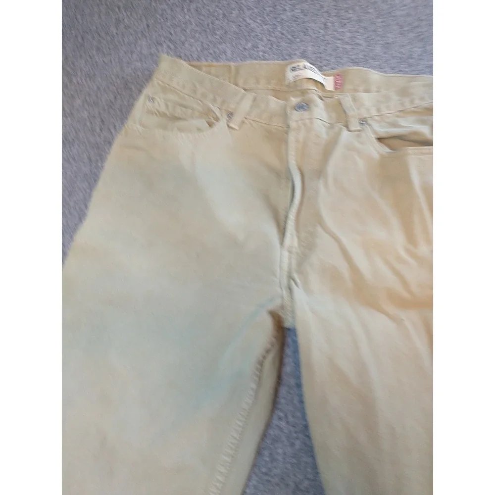 Levis 550 Relaxed Fit Jeans Mens 34x35Tan Khaki Cotton Denim 5-Pocket Tapered